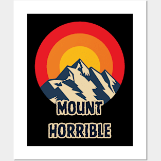 Mount Horrible Posters and Art